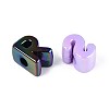 UV Plating Opaque Acrylic European Beads SACR-N019-02-3
