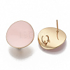 Light Gold Plated Iron Stud Earring Findings X-IFIN-T014-01O-NR-2