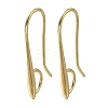 Brass Earring Hooks KK-H502-11G-1