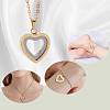 1Pc Stainless Steel Heart Pendant Urn Ashes Necklaces NJEW-CN0001-17G-4