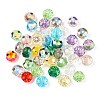 Faceted Transparent Glass Beads GLAA-E047-01B-2