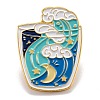 Alloy Enamel Brooches JEWB-O004-21-1