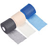 Gorgecraft 3 Rolls 3 Colors Sponge Underwrap Bandages AJEW-GF0006-45-1