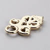 Alloy Snap Lock Clasps Findings FIND-WH0419-08KCG-2