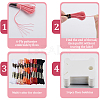 3 Sets 3 Style 6-Ply Polyester Embroidery Floss OCOR-GF0003-41A-5