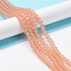 Transparent Glass Beads Strands EGLA-A034-T10mm-MD21-2