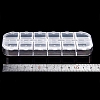 12 Grids Plastic Bead Containers PW-WG37666-01-5