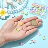 36Pcs Baking Paint Alloy Pendants FIND-SP0004-16B-4