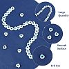 2 Strands Handmade Evil Eye Lampwork Beads Strands LAMP-FH0001-08A-4