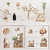 3 Sheets 3 Styles PVC Waterproof Decorative Stickers DIY-WH0404-126-4