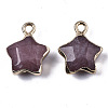 Natural Strawberry Quartz Pendants X-G-N326-36D-2