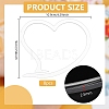 8Pcs Acrylic Heart Yarn Storage Ring TOOL-BC0002-81-2