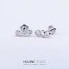 Stainless Steel Micro Pave Clear Cubic Zirconia Cartilage Earrings for Women Men WG126FA-07-1