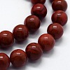 Natural Red Jasper Beads Strands X-G-I199-25-6mm-3