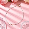 Brass Micro Pave Grade AAA Cubic Zirconia Letter Pendant Necklaces NJEW-JN04771-09-2