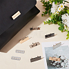 WADORN 18 Sets 3 Colors Zinc Alloy Bag Decorative Clasps FIND-WR0008-51-3