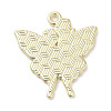 Light Gold Plated Alloy Enamel Pendants ENAM-L041-03B-2
