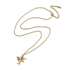 PVD Vacuum Plating 201 Stainless Steel Necklaces NJEW-R267-01F-G-2