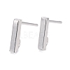 304 Stainless Steel Stud Earring Findings STAS-G224-21S-03-1