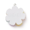 Opaque Resin Pendants RESI-C022-01-2