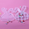9 Grids Rabbit Shape Plastic Organizer Boxes ANIM-PW0001-115-3