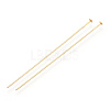 Brass Flat Head Pins KK-G331-11-0.7x63-4