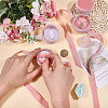 2Pcs Round Velvet Ring Boxes & Pendant Boxes Sets VBOX-CA0001-04B-3