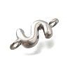 Brass Connector Charms KK-P295-01P-S-2