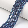 Electroplate Glass Beads Strands EGLA-A044-T2mm-L12-1