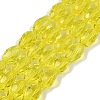 Transparent Glass Beads Strands EGLA-N013-T8mm-D26-1