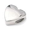 Heart Brass Slide Charms X-KK-P349-18B-P-2