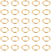 200Pcs 304 Stainless Steel Round Rings STAS-BBC0010-21A-7