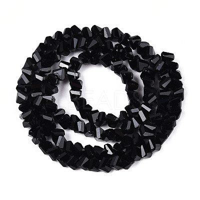 Opaque Glass Beads Strands X-GLAA-N019-4mm-01-1