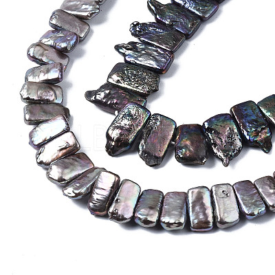 Natural Keshi Pearl Beads Strands PEAR-S021-044-1
