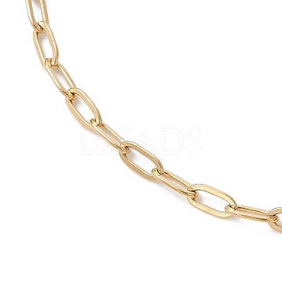 304 Stainless Steel Paperclip Chain Bracelets for Women BJEW-JB12534-1