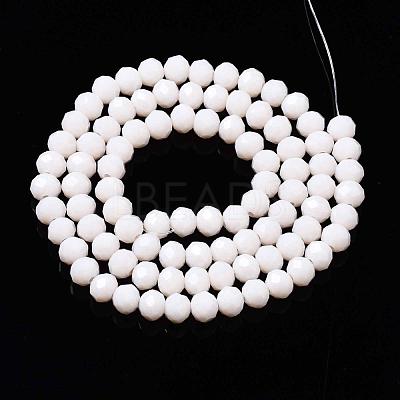Opaque Solid Color Glass Beads Strands X-EGLA-A034-P6mm-D17-1