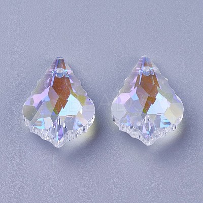 Faceted Glass Pendants X-GLAA-F068-C27-1