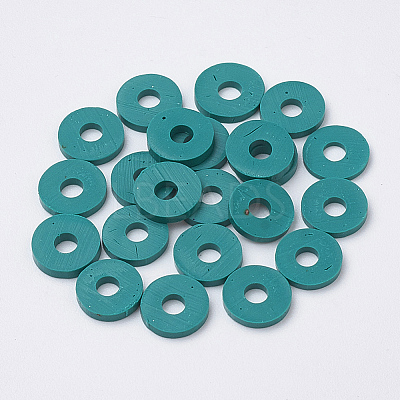 Handmade Polymer Clay Beads CLAY-R067-4.0mm-07-1