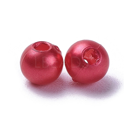 Imitation Pearl Acrylic Beads PL607-13-1