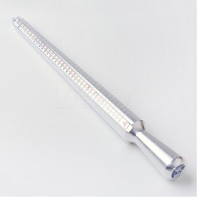 Aluminium Alloy Ring Size Sticks TOOL-R106-06-1