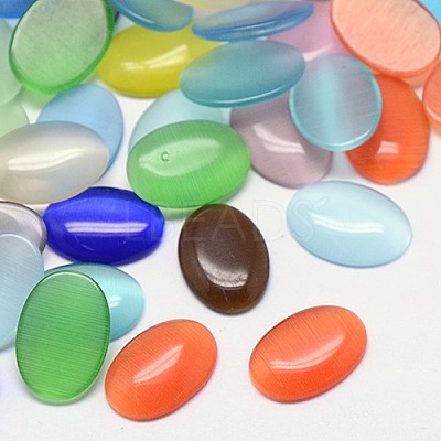 Cat Eye Cabochons CE-J005-10x14mm-M-1