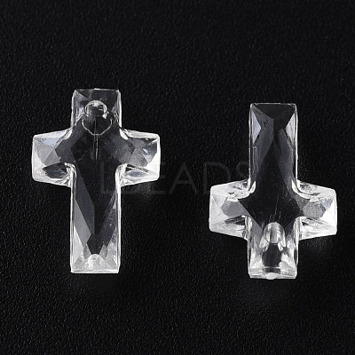 Transparent Acrylic Pendants MACR-S373-130-B01-1