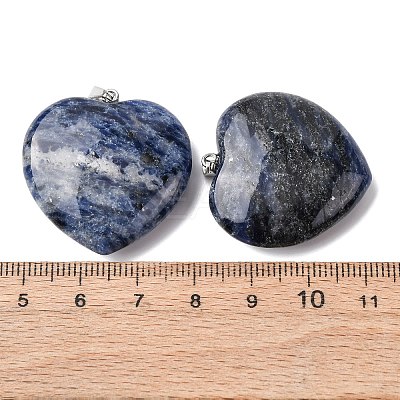Natural Sodalite Pendants G-Z113-01P-1