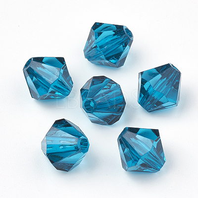 Transparent Acrylic Beads TACR-S146-4mm-08-1
