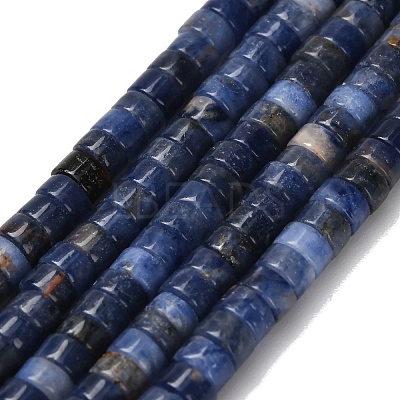 Natural Sodalite Beads Strands G-Z110-A03-2x4mm-1