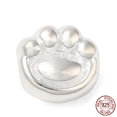 925 Sterling Silver European Beads STER-NH0001-29S-1