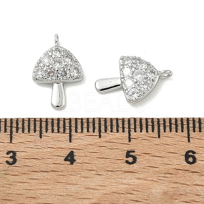 SHEGRACE Brass Micro Pave Cubic Zirconia Pendants XGRQ3D099-503P-1
