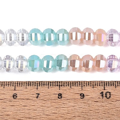 Electroplate Mixed Styles Glass Beads Strands EGLA-N022-14A-A03-1
