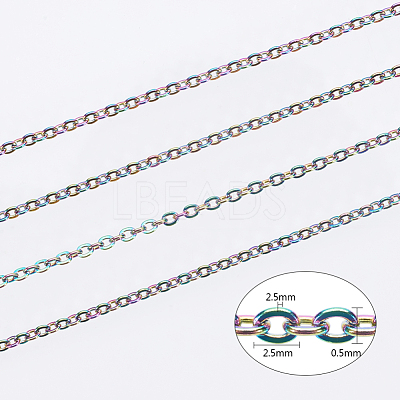 Ion Plating(IP) 304 Stainless Steel Cable Chains CHS-I003-U01-1