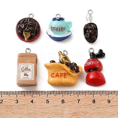 Opaque Resin Pendants RE-CBA6149-01-1